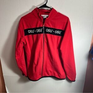 Ohio State Buckeyes Zip Up Jacket Women’s Large Red